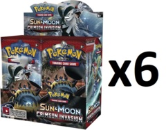 Pokemon SM4 Crimson Invasion Booster Box CASE (6 Booster Boxes)